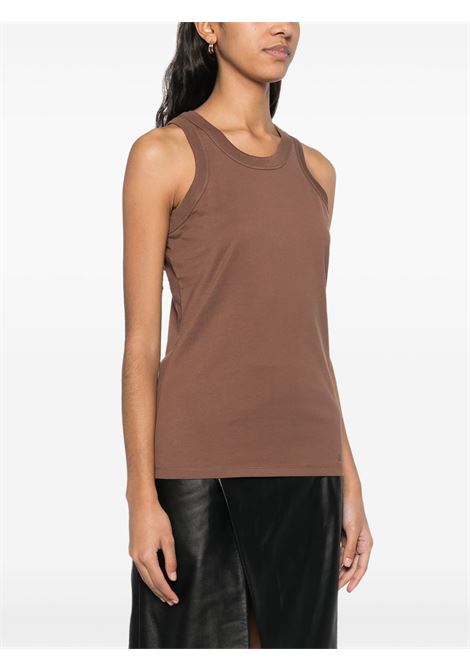 Brown Poso tank top Loulou studio - women LOULOU DE SAISON | POSOWD